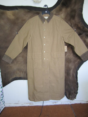 Wahmaker  Tan Canvas Duster Size Small